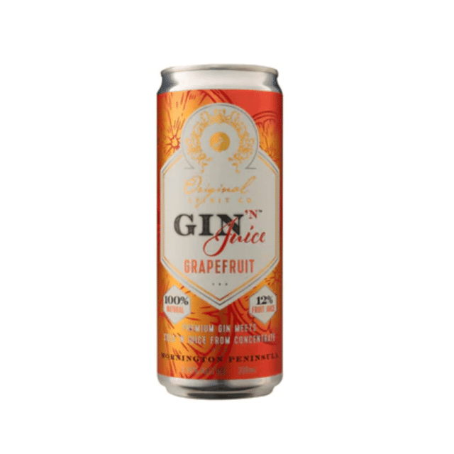 Gin and Juice Ruby Grapefruit: Premium, sparkling, punchy and zesty, made with real fruit.