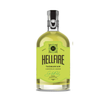 Hellfire Bluff Limoncello: Tasmanian lemons, Italian style, perfect chilled or in spritzers.