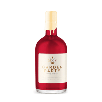 Knocklofty Garden Party Gin bottle with seasonal berries, Tasmania origin.