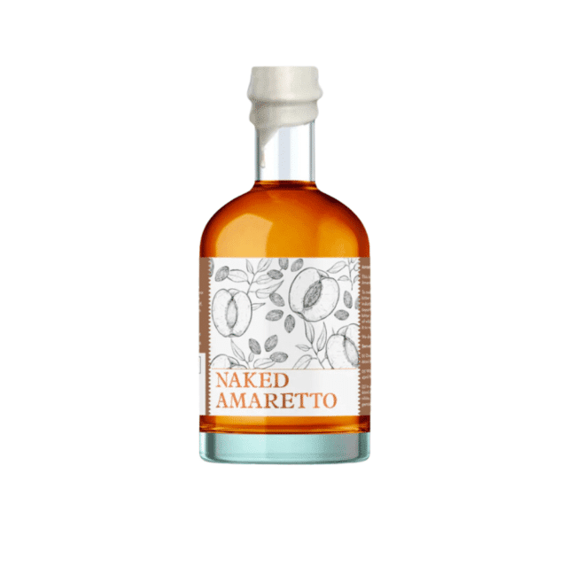 White Possum Naked Amaretto: Craft almond liqueur, nutty, smooth, perfect for cocktails.